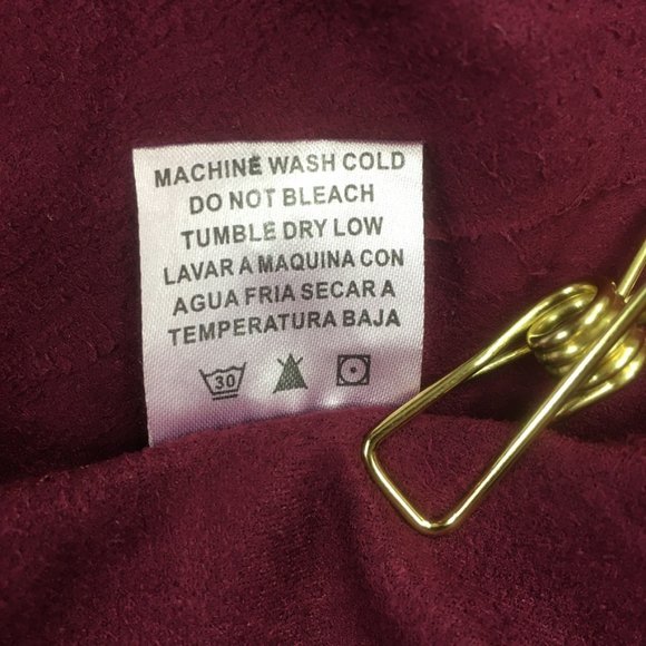 Paper Crane Maroon Mini Dress - Picture 6 of 6